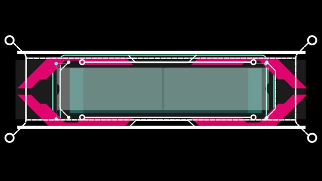 scifi abstract background with animation