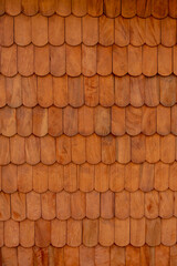 Textura tejuela de madera de alerce aserrada