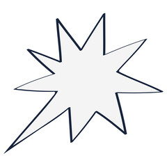 Yelling bubble illustration