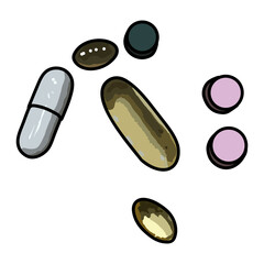 pills and capsules
