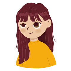 cute girl illustration