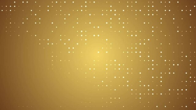 4K colorful little dots randomly generated on a gradient background in 3840x2160 30fps. Little stars generating seamless loop backdrop animation for presentations, talk show, podcast etc.