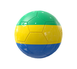Football Gabon Flag