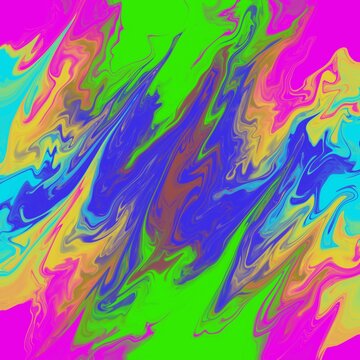 Abstract, color-painted images without exact shapes, multi-colored, pretty multi-colored painted together, are used to create background images.