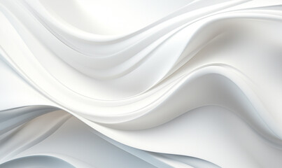 White abstract wave. Dynamic abstract composition illustration. Design element for web banners, posters and flyer.