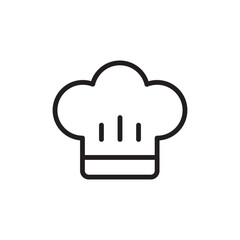 Chef cap vector icon. Chef hat flat sign design. Chef cooker hat symbol pictogram. UX UI icon
