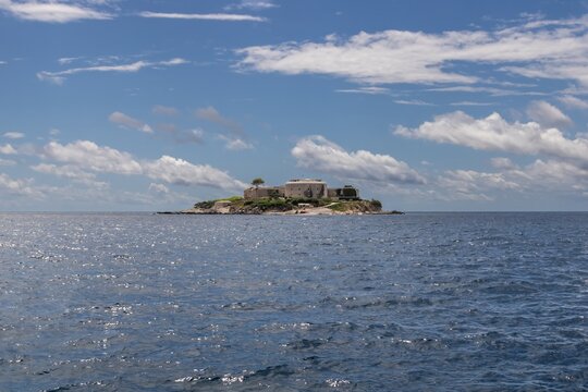 Mamula Fortress (Fort&iacute;n De Lastavica) and island, Montenegro