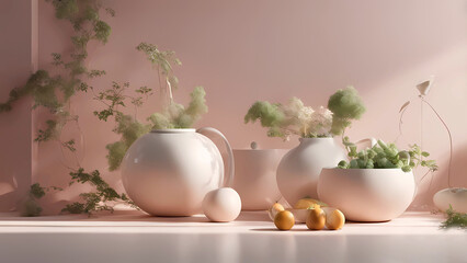 surreal and relaxing interior architecture