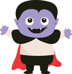 Spooky zombie halloween illustration