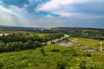 The famous Shishkin ponds in Yelabuga. Tatarstan