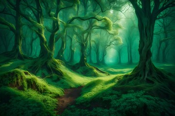Obraz premium green fairy tale