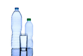 Fototapeta premium bottle of water isolated on white.
