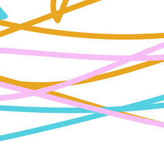 Blue pink orange lines background 