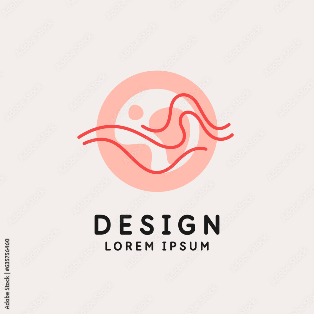 Aufkleber a composition with abstract elements in a popular style. elemetns for your design.