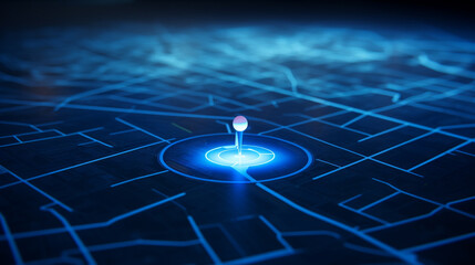 Location pin sign icon and gps navigation map. 