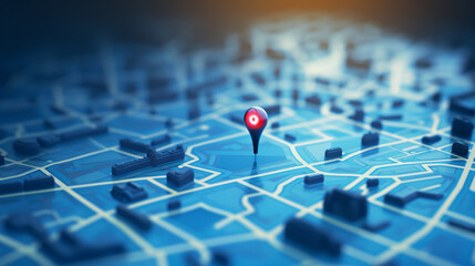 Location pin sign icon and gps navigation map. 