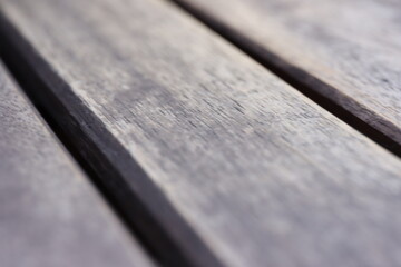 Wooden Table Close-Up