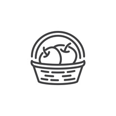 Harvest Basket line icon