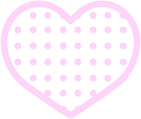 Dotted Heart Icon