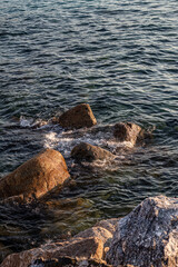 stones in water