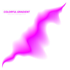 Colorful smoky gradient. Abstract color form. Template for posters, banners, interior, creative design and creative ideas