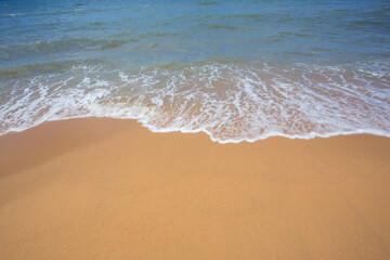 waves on the beach