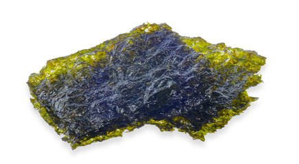 Fried seaweed isolated on white background © Kanokkarn