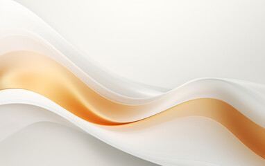 Obraz premium Simple white background with smooth lines in light