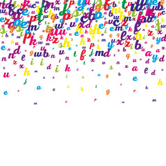 Concept of school background. Colorful childish