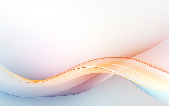 Simple white background with smooth lines in light © MUS_GRAPHIC