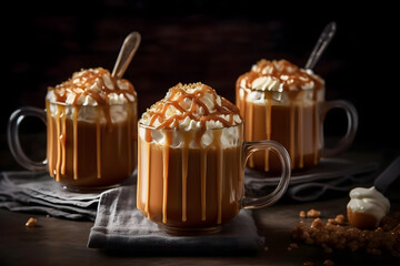 cozy caramel drizzles