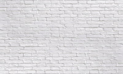 white brick wall texture background, wallpaper background.