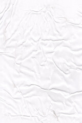 Crumpled white paper texture