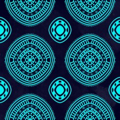 Abstract Ethnic Geometric Pattern Desing for Background or Wallpaper.