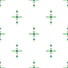 Geometric Ethnic Oriental Ikat Seamless Pattern Traditional. Design for Background, Carpet, Wallpaper, Clothing, Wrapping, Batik, Fabric. Embroidery Style.