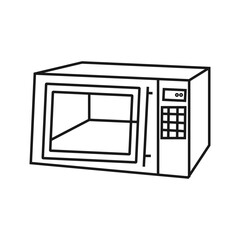 Kitchen Stove isolated on white. Vector design