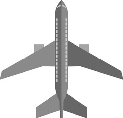 Flat Airplane illustration