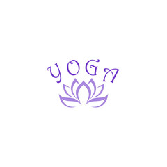 Fototapeta premium Yoga Lotus flower icon isolated on transparent background