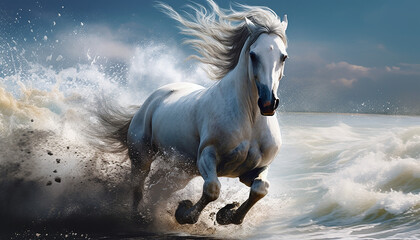 The Stunning Beauty of a Magnificent Horse