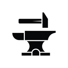 anvil icon vector design template in white background