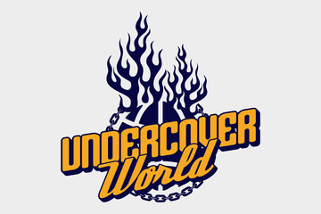 Creative streetwear clothing tee concept vector graphic design templates