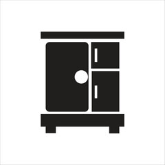 wardobe line vector icon template