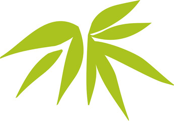 Fototapeta na wymiar Bamboo leaf icon