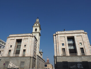 Fototapeta na wymiar Piazza CLN square in Turin