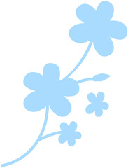 Daisy Flower Silhouette