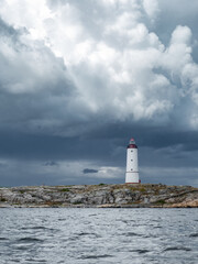 Lighthouse in storm