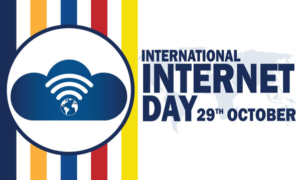 International Internet Day Concept Vector Illustration. October 29TH. Suitable for greeting card, poster and banner