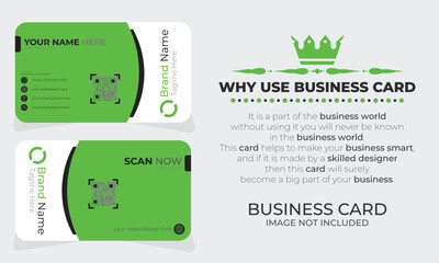 Simple Business Card Layout Business Card Layout with Gray Stripes, Modern Business Card - Creative and Clean Business Card Template. Double-sided creative business card template. Portrait and landsca