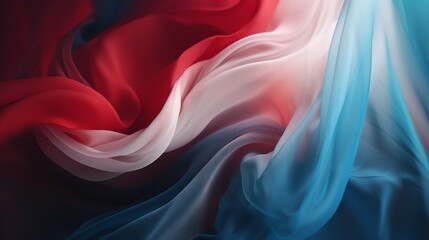 Fototapeta premium abstract wallpaper blue, red, white colorful flowing gold wave lines isolated on white background. Design element for wedding invitation, greeting card