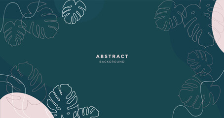  Monstera background tropical leaves, luxury wallpaper